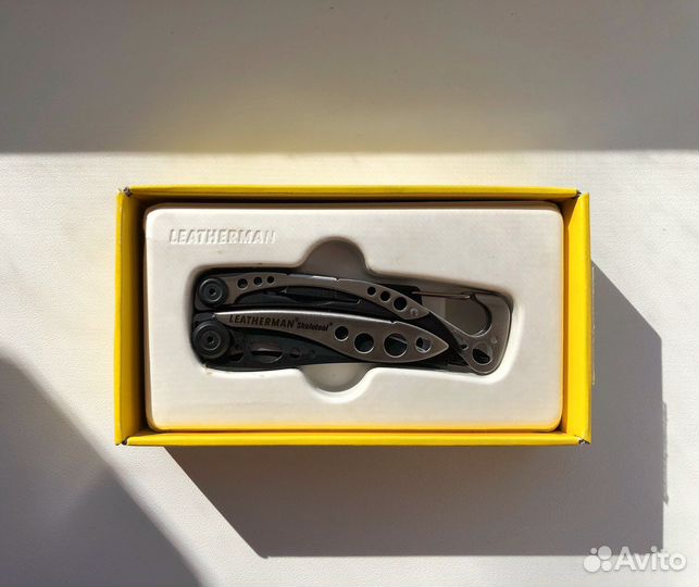 Мультитул leatherman skeletool black & silver