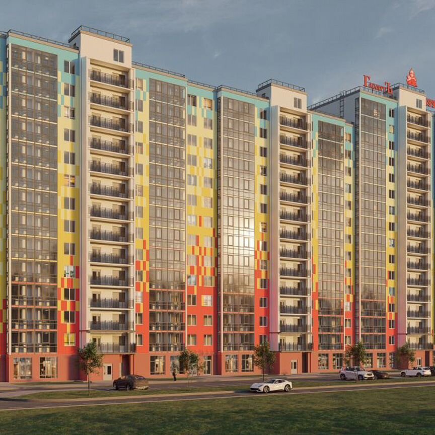 3-к. квартира, 84,4 м², 14/15 эт.