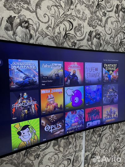 Sony playstation 4+100 игр UFC4 NFS