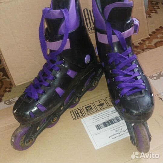 Роликовые коньки детские с защитой