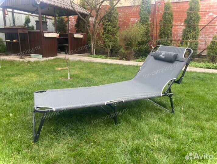 Раскладушка туристическая с подушкой Coolwalk (196