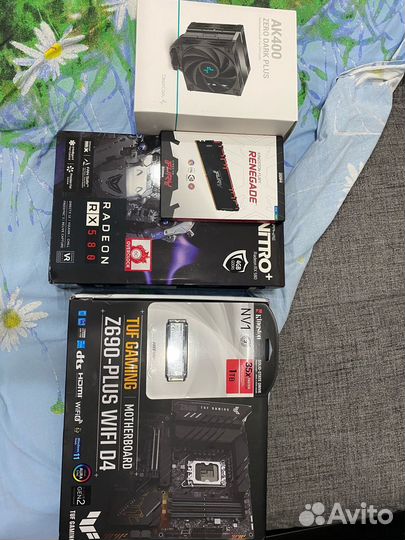 Комплект Intel Core i5 12400F,Z690,16GB,1TB и т.д