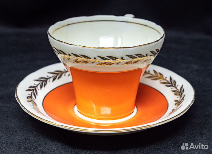 Чайная пара Эйнзли, винтаж, Англия