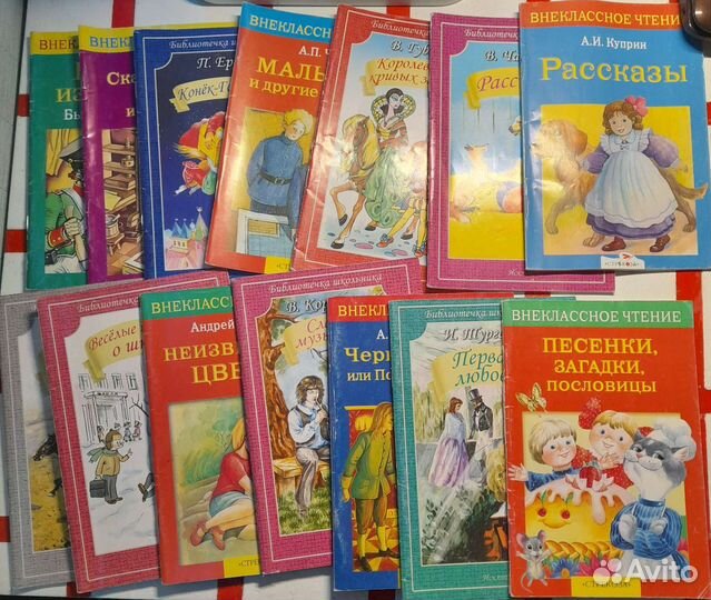 Книги библиотека школьника и внеклассное чтение