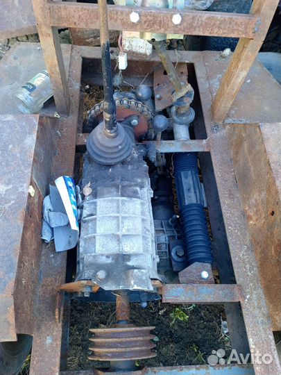 Самодельный мини трактор переломка