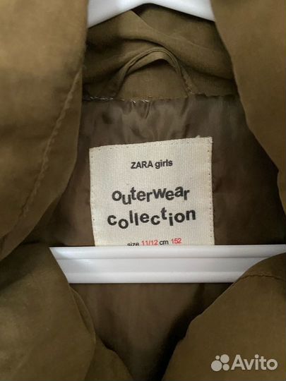 Куртка демисезонная для девочки zara (152 см)