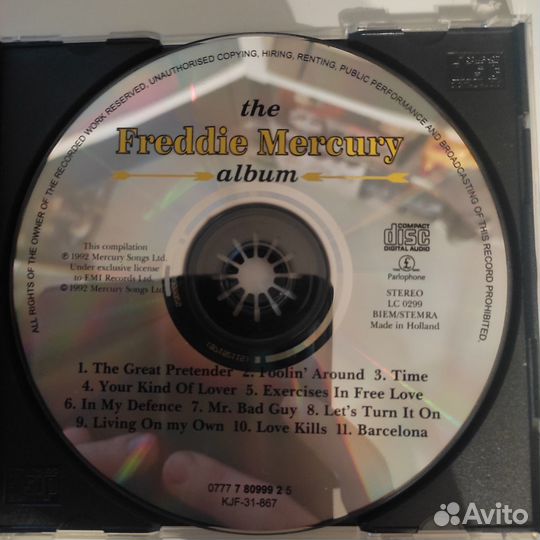 CD Freddie Mercury - The Albom