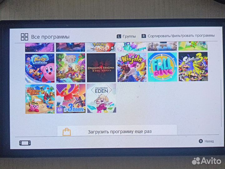 Nintendo switch oled с играми