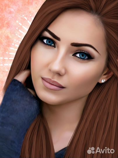 Портрет на холсте по фото на заказ