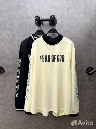 Свитшоты Fear of god бежевый оверсайз