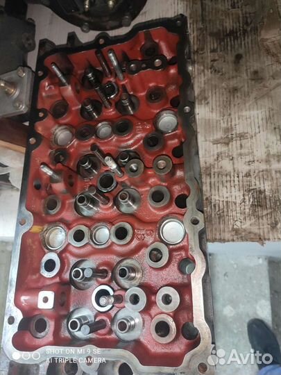 Головка блока цилиндров экскаватор hitachi EX400