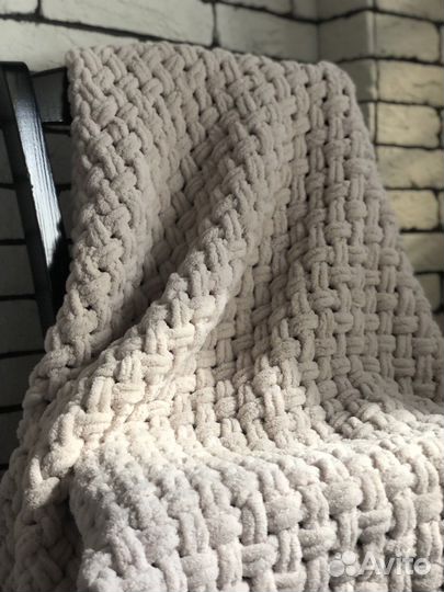 Плед одеяло плюшевый