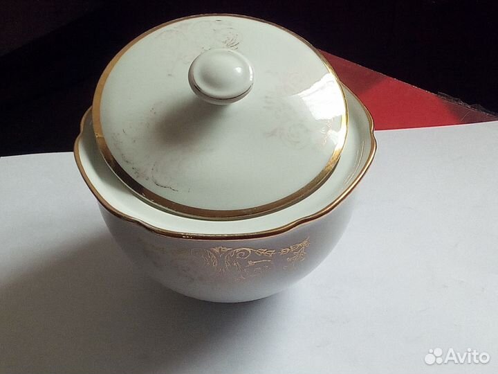 Сахарница. Богемия Чехословакия Фарфор