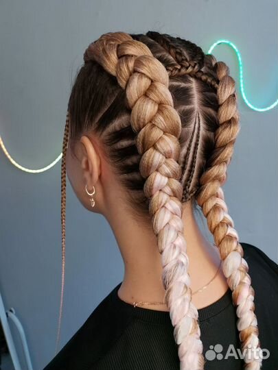 Боксерские косы с канекалоном Иркутск