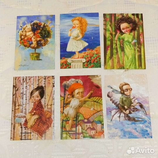 Открытки коллекционные Наталья Деревянко