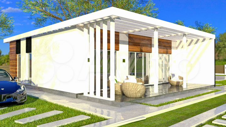 Дом 118 м² на участке 9 сот.