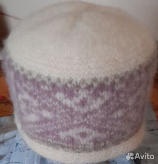 Шапка женская шерстяная