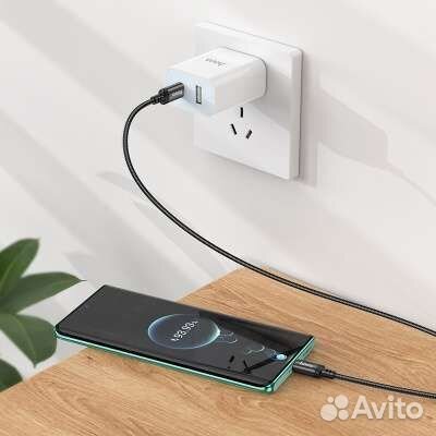 Кабель Hoco X89 (черный),Type-C на Type-C,60W,1м