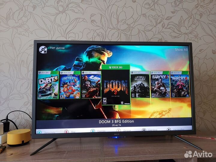 Xbox 360 slim 500gb прошитый freeboot