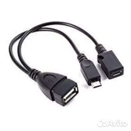 Переходник USB OTG microUSB