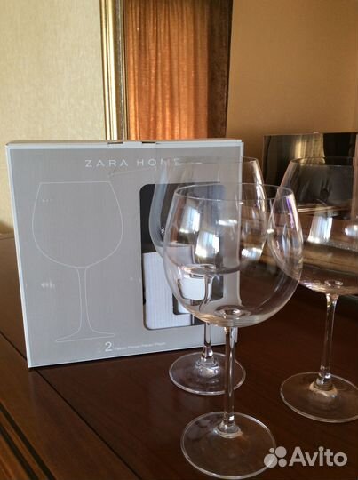Бокалы для вина большие zara home