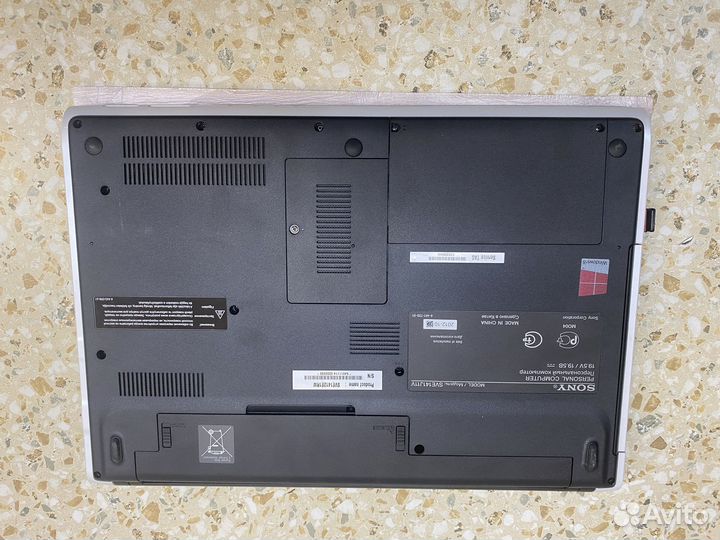 Ноутбук Sony Vaio SVE