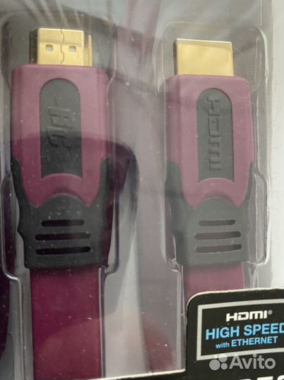 Кабель hdmi Real Cable HD-E-flat/1m00 версия 1.4