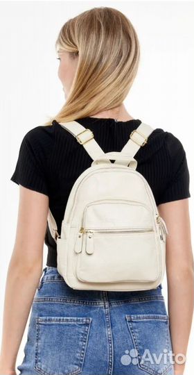 Модный женский рюкзак из натуральной кожи