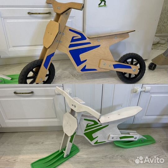 Беговел и снегокат