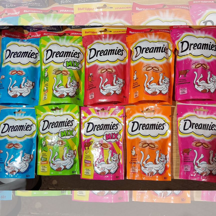 Лакомство для кошек Dreamies Дримис