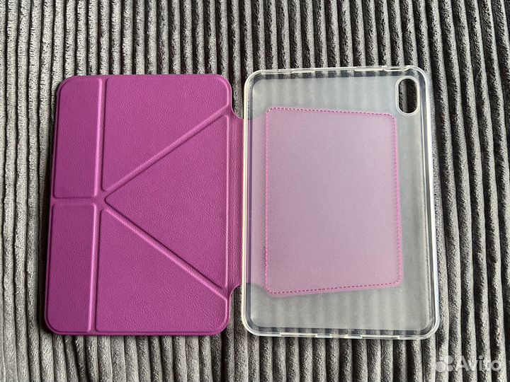 Чехол kweicase на iPad mini 6 новый сиреневый