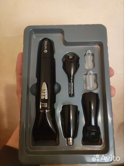 Триммер для волос, бровей, носа, ушей, бритва