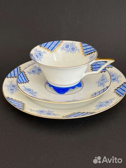 Чайное трио,антикварное,Германия