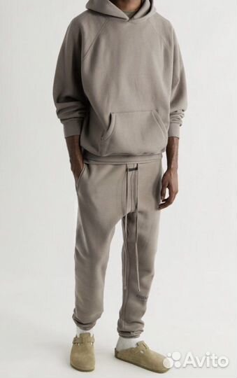 Fear Of God Essentials Hoodie Taupe M