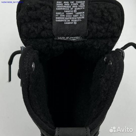 Ботинки Nike Air Force 1 Duckboot (с мехом) (Арт.55716)