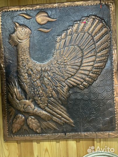 Глухарь чеканка