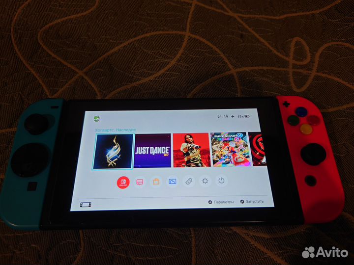 Nintendo switch rev1 прошитая 64гб