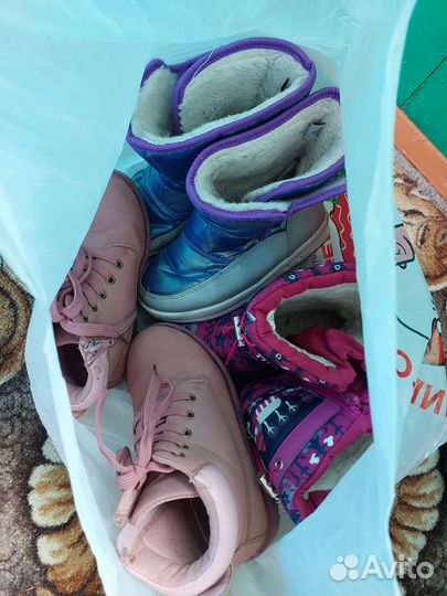 Большой пакет одежды для девочки 6 8лет