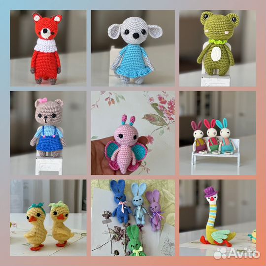 Вязаная игрушка ручной работы