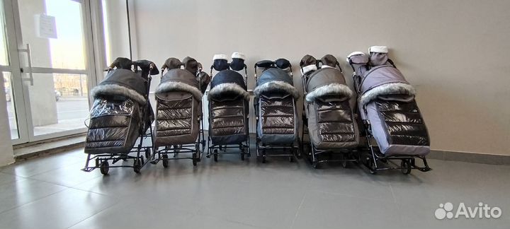 Детские санки коляска новые