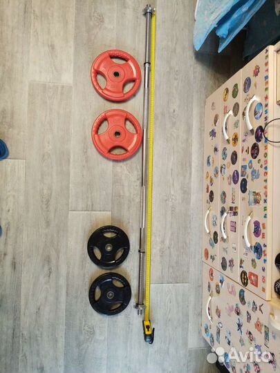 Штанга гриф блины бу