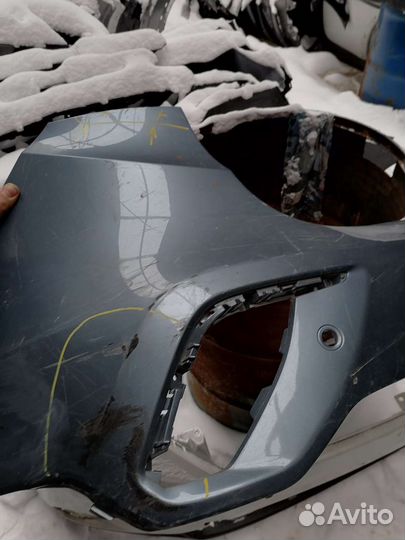 Хендай Гранд Санта Фе Рест (2015+) Бампер Задний