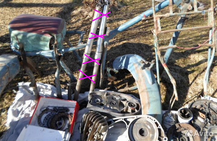 Мотоцикл иж-56(запчасти)