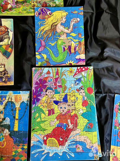 14+2 Лот Пазлы на подложке