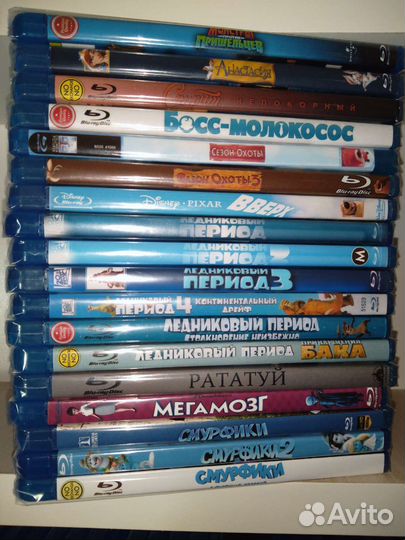 Blu ray диски. Мультфильмы, фильмы