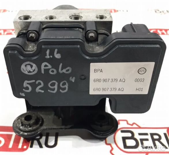 Блок abs Volkswagen Polo 614 cfna 2013