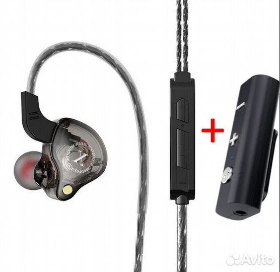 Хорошие наушники X2 с блютуз адаптером