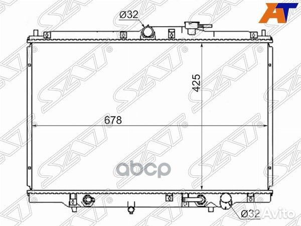Радиатор Honda Odyssey 94-99 / Shuttle 95-00 SG