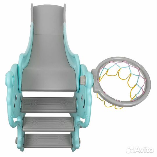 Горка Pituso «Масик» с баскетбольным кольцом