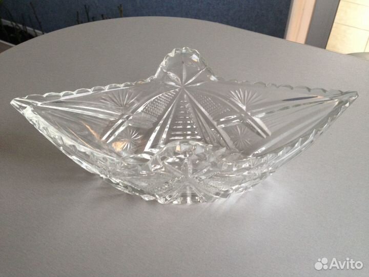 Хрустальная конфетница, салатница